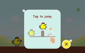 快乐小鸡向前冲 - 跑酷跳跳跳游戏 screenshot 1