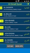 33 Small Surah for Prayer screenshot 1