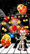 Scary Piano Clown Keyboard Bac screenshot 3