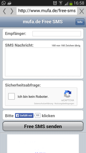 mufa.de Free SMS Adressbuch | Download APK for Android - Aptoide