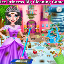 Winter Princess House Cleaning Icon