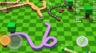 Square Snake fight-Pixel Snake screenshot 0