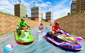 Jet Ski Water Boat Racing 3D Free screenshot 0