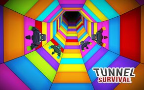 MULTI-COLORFUL TUNNEL: SURVIVAL OF THE FITTEST: screenshot 7