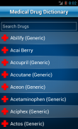 Drugs Dictionary Medical screenshot 0