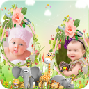 Kids Dual Photo Frames Icon