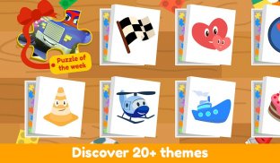 Car City Puzzle Games - Brain Teaser for Kids 2+ screenshot 1