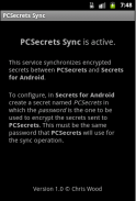 PCSecrets Sync screenshot 1