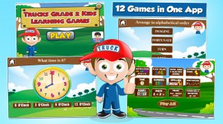 Second Grade Games: Kids Truck screenshot 3