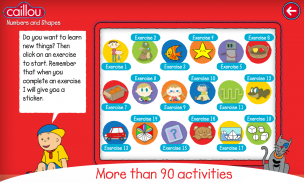 Caillou learn games and puzzle screenshot 0