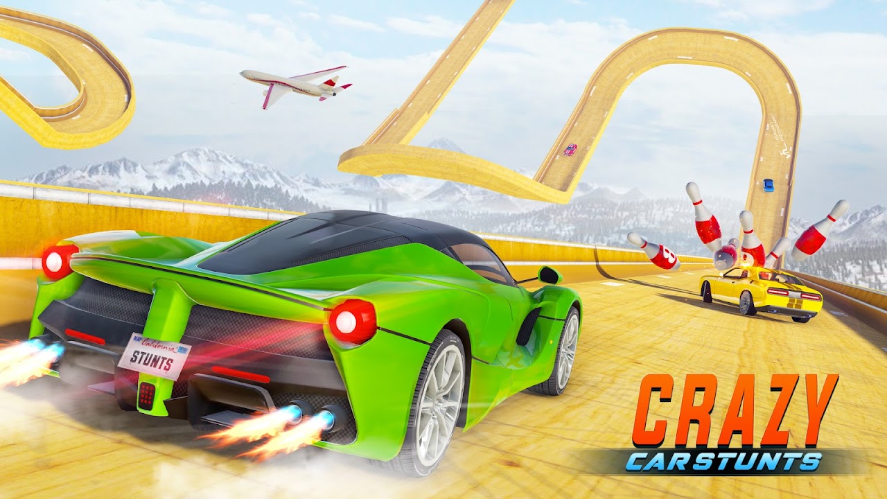 Crazy Car Stunts - Racing games 