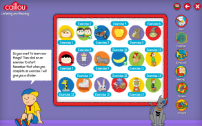 Caillou learning for kids screenshot 1