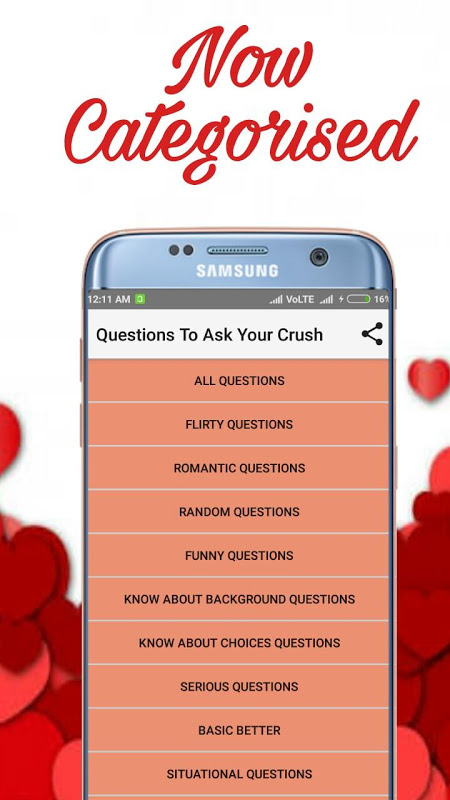 Your crush questions to ask 101 Questions