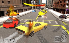 Sports Car Shooting Simulator: Drift Chase racing screenshot 1