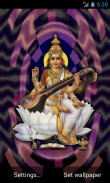 Maa Saraswati Live Wallpaper screenshot 3