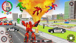 911 itfaiye gerçek robot dönüşüm oyunu screenshot 1