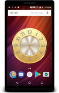 Luxury Golden Clock Live Wallpaper screenshot 3