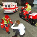 Bike Rescue Driver Ambulance Game Icon