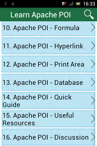 Apache POI - Quick Guide