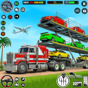 Crazy Car Transport Truck Game Icon