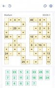 Crossmath بازی های پازل ریاضی screenshot 4