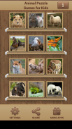 बच्चों के लिए पशु पहेली खेल screenshot 0
