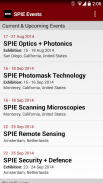 SPIE Conferences screenshot 1