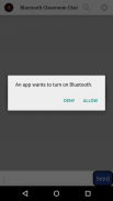 Bluetooth Classroom Chat screenshot 1