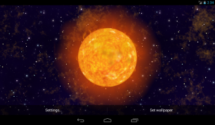 Solar Flare Live Wallpaper screenshot 5