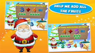 圣诞老人幼儿园数学游戏 screenshot 1