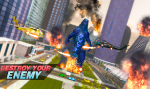 Monster Kaiju Godzilla vs Kong City Destruction 3D screenshot 0