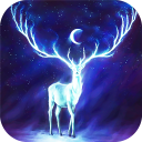 Night Bringer : Magic glowing deer live wallpaper Icon