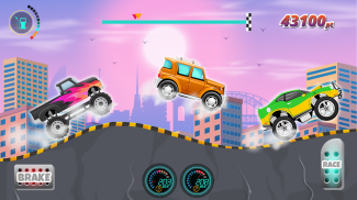 Jeux de course de colline de voitures d'enfants screenshot 13