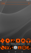 Orange and Black Icon Pack Free screenshot 13