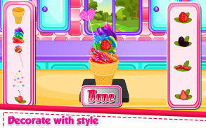 Rainbow Ice Cream Cooking screenshot 7