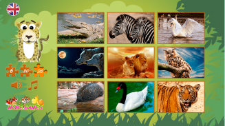 Puzzles: wild animals screenshot 2