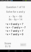 Algebra Quiz screenshot 1