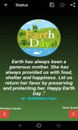 Earth Day Quotes, Save Earth Slogans Greeting Card screenshot 0