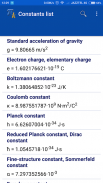 Constants Science screenshot 0