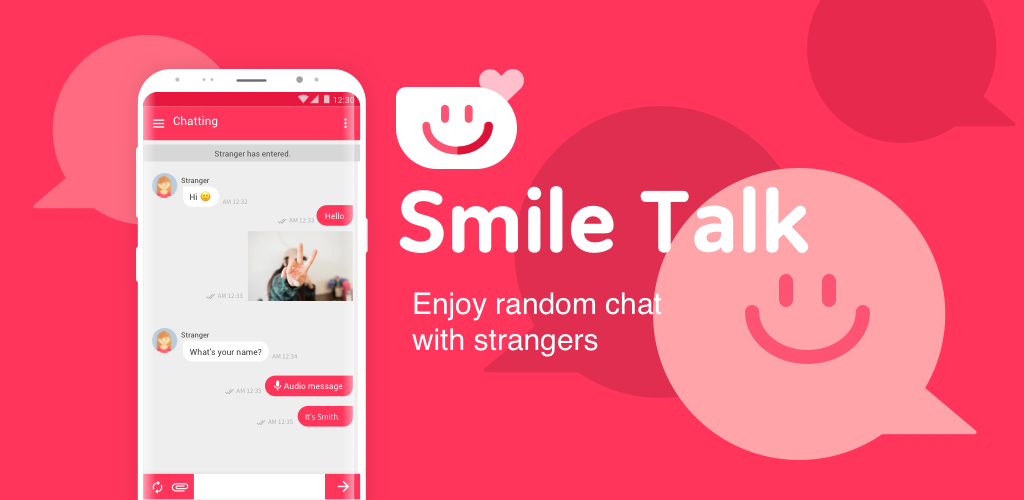 Chat smiles. Smail talk.