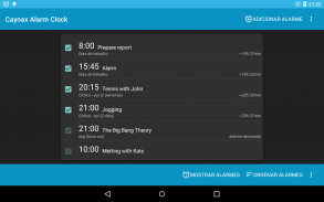 Despertador - calendário, cíclico e temporizador screenshot 5