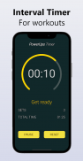 间隔计时器——适用于Tabata间歇训练、HIIT高强度间歇训练和健身房的健身计时器 screenshot 4
