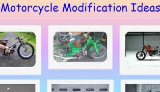 Motorcycle Modification Ideas screenshot 0
