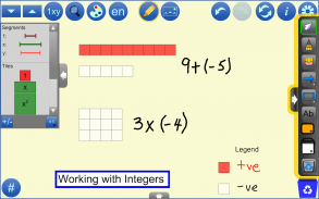 Algebra Tiles by mathies screenshot 0