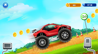 Kids Car hill Racing Car Game screenshot 2