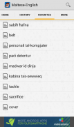 Maltese<>English Dictionary screenshot 2
