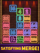 Drop Number : Neon 2048 screenshot 6