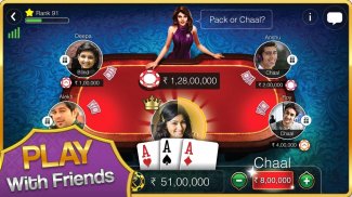 Teen Patti Gold - 3 Patti, Rummy, Poker Card Game screenshot 0