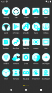 Inverted White and Cyan Icon Pack ✨Free✨ screenshot 13