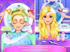 Rainbow Hair Salon - Dress Up screenshot 1